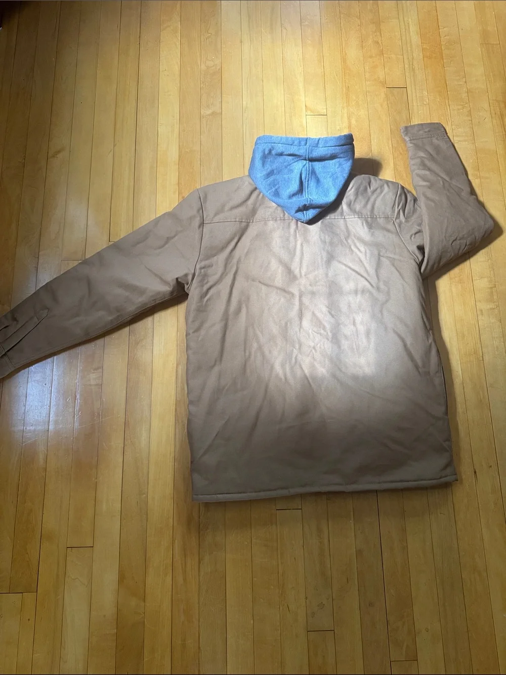 Dickies Brown Work Jacket with Gray Hood men’s L